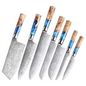 boho-style-damascus-7-knives-set-tsunami-series