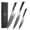 Elite Style – 3 Knives Set (A) – 67-layer VG10 Damascus (Sunnecko Elite-A Series)