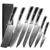 Elite Style – 7 Knives Set (A) – 67-layer VG10 Damascus (Sunnecko Elite-A Series)