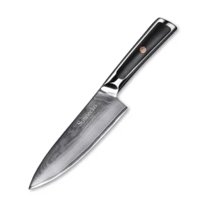 Modern Style 6.5″ Chef Knife - 73-layer VG10 Damascus (Sunnecko S&J Elite Series)